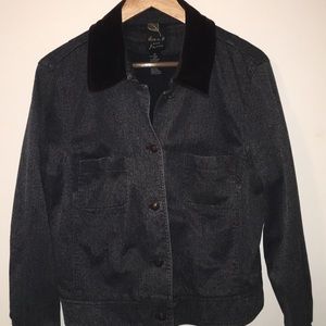 Vintage black denim jacket.